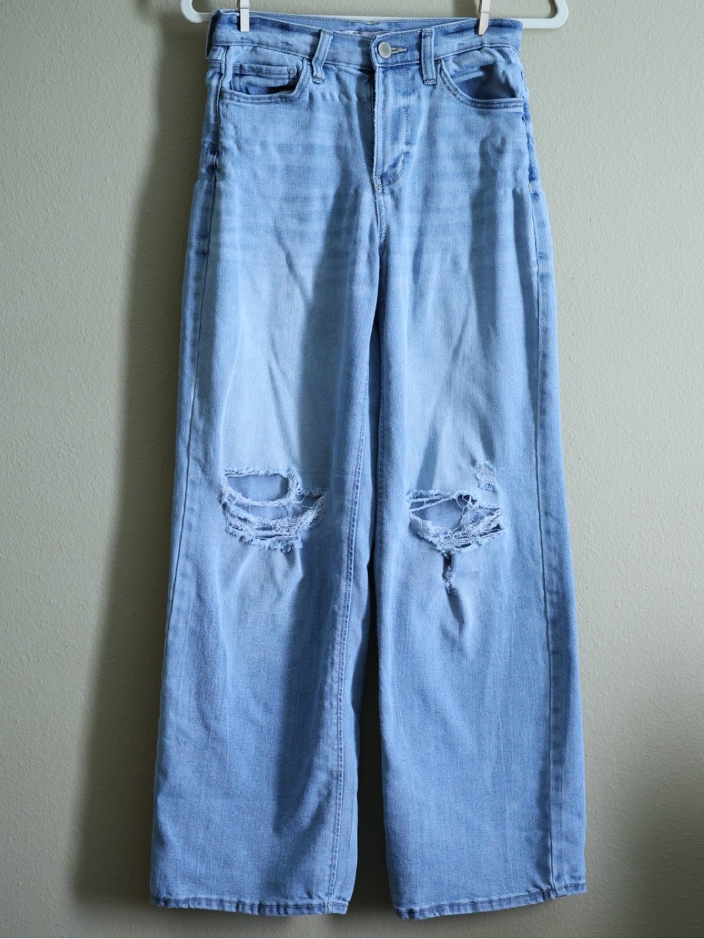SO Goods for Life High Rise Distressed Wide Leg Jeans 3 26